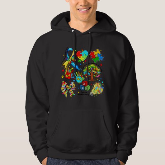 Autismus-Bewusstsein 11-0 Hoodie (Vorderseite)