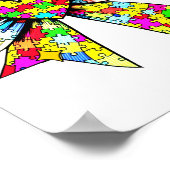 Autismus-Bewusstsein 11-0 Poster (Ecke)