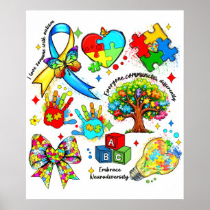 Autismus-Bewusstsein 11-0 Poster