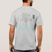 Autismus-Bewusstsein, 1 in 150… helfen bitte! T-Shirt (Rückseite)