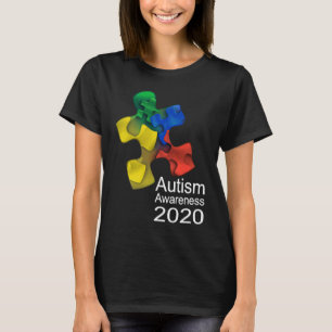 Autismus-Bewusstsein 2020 Liebes-Puzzleteile-Kostü T-Shirt