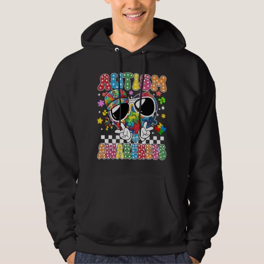 Autismus-Bewusstsein (3 Hoodie (Vorderseite)
