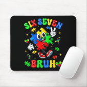 Autismus-Bewusstsein 67 sechs sieben Alter Puzzle  Mousepad (Mit Mouse)