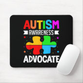 Autismus Bewusstsein Advocation Autistic Awareness Mousepad (Mit Mouse)