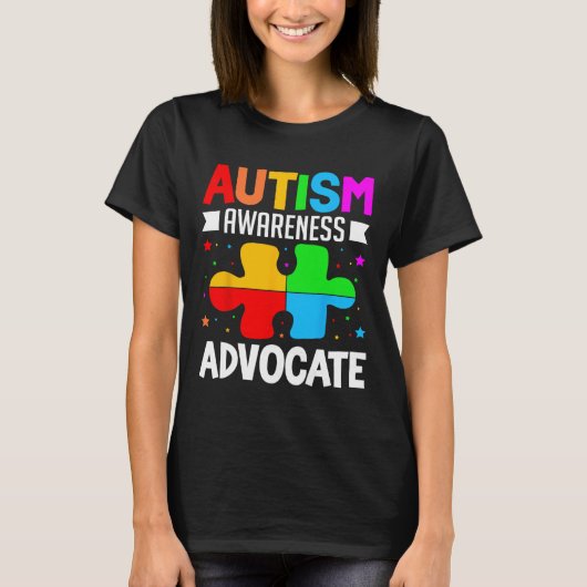 Autismus Bewusstsein Advocation Autistic Awareness T-Shirt (Vorderseite)