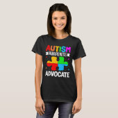 Autismus Bewusstsein Advocation Autistic Awareness T-Shirt (Vorne ganz)