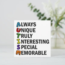 Autismus Bewusstsein Akrostisches Niedliches Regen