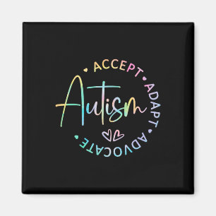 Autismus Bewusstsein Akzeptanz Adapt Advocate Auti Magnet