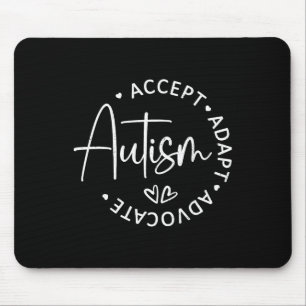 Autismus Bewusstsein Akzeptanz Adapt Advocate Auti Mousepad