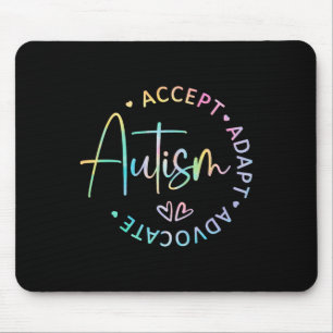 Autismus Bewusstsein Akzeptanz Adapt Advocate Auti Mousepad
