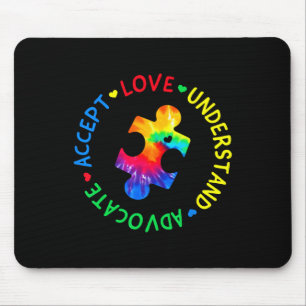 Autismus Bewusstsein Akzeptanz Adapt Advocate Auti Mousepad