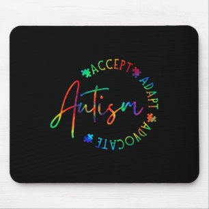 Autismus Bewusstsein Akzeptanz Adapt Advocate Auti Mousepad