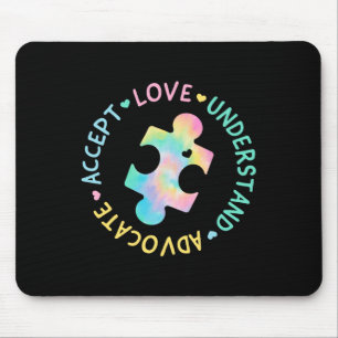 Autismus Bewusstsein Akzeptanz Adapt Advocate Auti Mousepad