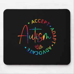 Autismus Bewusstsein Akzeptanz Adapt Advocate Auti Mousepad