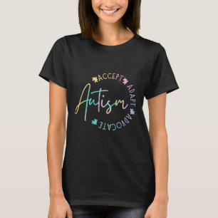 Autismus Bewusstsein Akzeptanz Adapt Advocate Auti T-Shirt