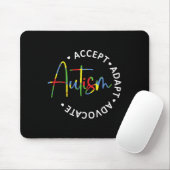 Autismus Bewusstsein Akzeptanz Adaption Advocate L Mousepad (Mit Mouse)