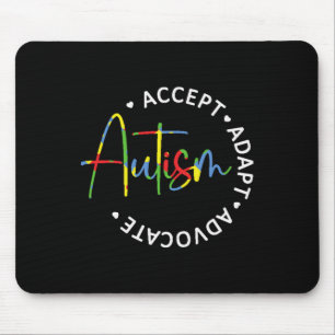 Autismus Bewusstsein Akzeptanz Adaption Advocate L Mousepad