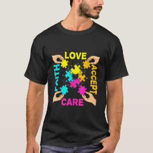 Autismus-Bewusstsein-Akzeptanz-Farb-Puzzleteile 2 T-Shirt