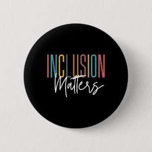 Autismus Bewusstsein Akzeptanz Inklusion Probleme Button
