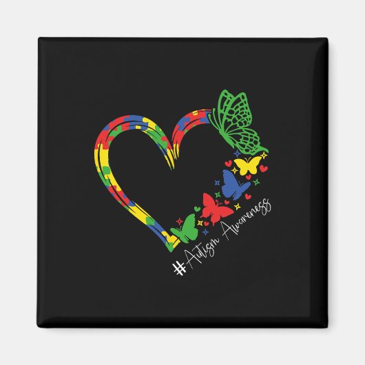 Autismus Bewusstsein Akzeptanz Liebe Männer Frauen Magnet (Vorne)