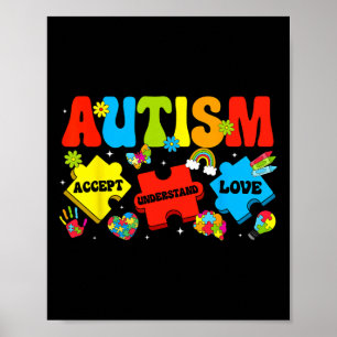 Autismus Bewusstsein Akzeptanz Liebe Puzzles Au Poster