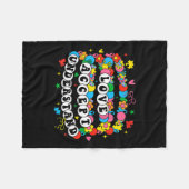 Autismus Bewusstsein Akzeptanz Liebe verstehen Bra Fleecedecke (Vorderseite (Horizontal))