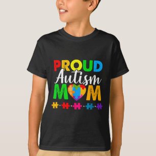 Autismus-Bewusstsein Akzeptanz Mommy Mama stolz Au T-Shirt