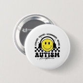 Autismus-Bewusstsein-Akzeptanz-Sonderschullehrer Button (Vorne & Hinten)