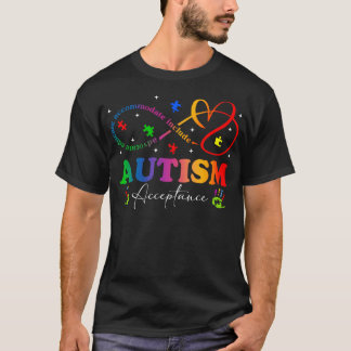 Autismus-Bewusstsein-Akzeptanz-Unendlichkeit T-Shirt