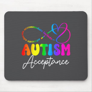 Autismus-Bewusstsein Akzeptanz Unendlichkeitssymbo Mousepad