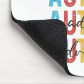 Autismus Bewusstsein Akzeptanz verstehen Adapt Adv Mousepad (Ecke)