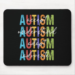 Autismus Bewusstsein Akzeptanz verstehen Adapt Adv Mousepad