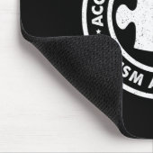 Autismus Bewusstsein Akzeptanz verstehen Liebe Vin Mousepad (Ecke)