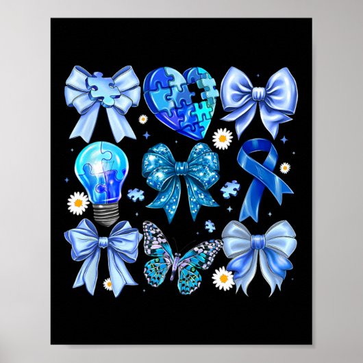 Autismus Bewusstsein Akzeptanz verstehen Puzzle Bl Poster (Vorne)