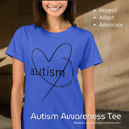 Autismus Bewusstsein akzeptieren Advocate-T - Shir T-Shirt