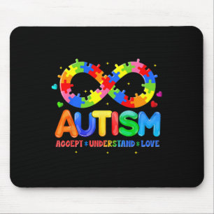 Autismus-Bewusstsein Akzeptieren Verstehen Liebe A Mousepad