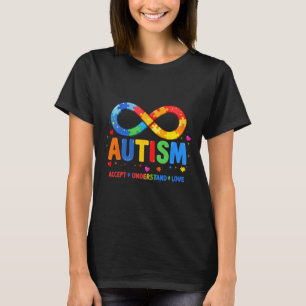 Autismus-Bewusstsein Akzeptieren Verstehen Liebe A T-Shirt