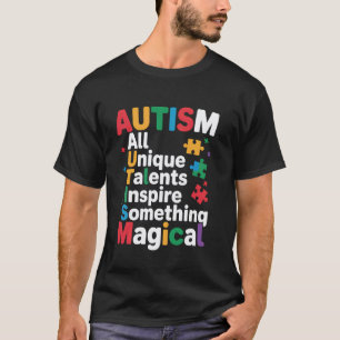 Autismus-Bewusstsein Alle einzigartigen Talente in T-Shirt