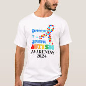 Autismus Bewusstsein Anderes ist schön T-Shirt (Vorderseite)