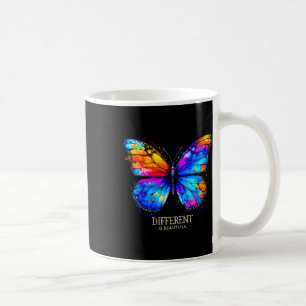Autismus-Bewusstsein Anders Ist Schön Schmetterlin Kaffeetasse