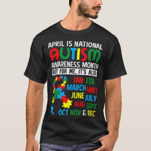 Autismus-Bewusstsein April ist Nationaler Autismu T-Shirt