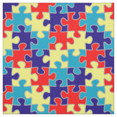 Autismus Bewusstsein ASD Aspergers Puzzle Muster Stoff (Muster)