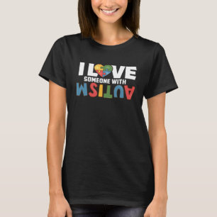 Autismus-Bewusstsein ASD Autismus-Mutter Ich liebe T-Shirt