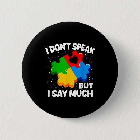 Autismus-Bewusstsein Asperger-Syndrom Puzzle Kinde Button (Vorderseite)