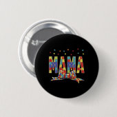 Autismus-Bewusstsein Autism Mama Akzeptiere Liebe Button (Vorne & Hinten)