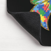 Autismus-Bewusstsein Autism Squad Unterstützung Fr Mousepad (Ecke)