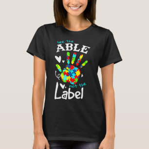 Autismus Bewusstsein Autismus Behinderung Unterstü T-Shirt