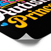 Autismus Bewusstsein Autismus Prinzessin Autistic Poster (Ecke)