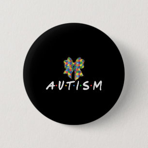 Autismus Bewusstsein Autismus Squad Unterstützung Button