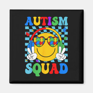 Autismus Bewusstsein Autismus Squad Unterstützung Magnet